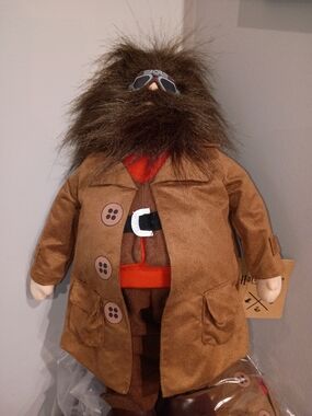 Harry Potter - Rubeus Hagrid Kids Plush Toy Brown And Red New
